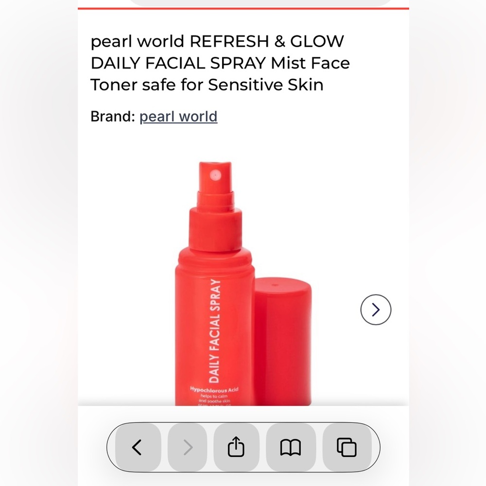 Pearl World Daily facial Spray